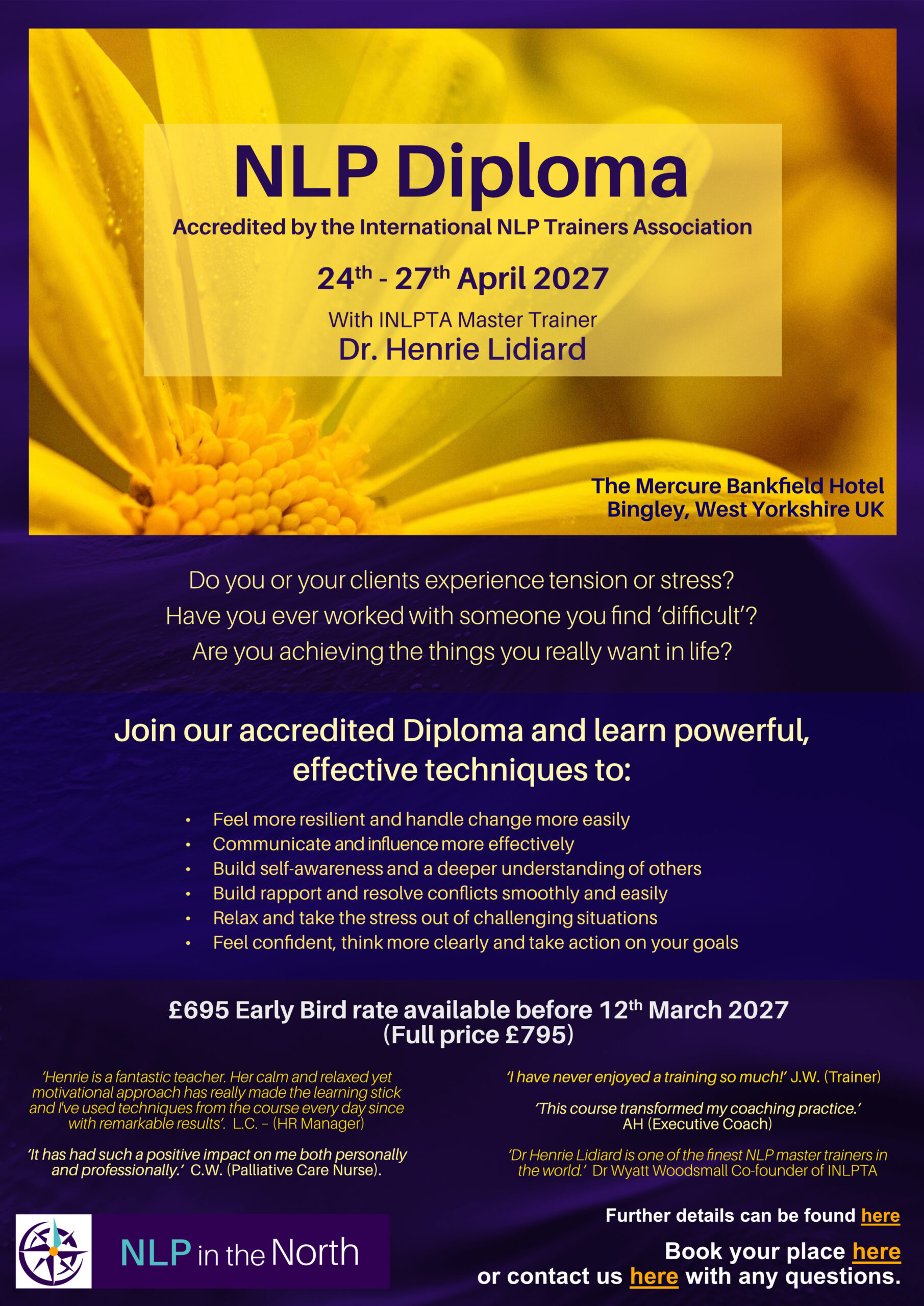 NLP Diploma April 2027